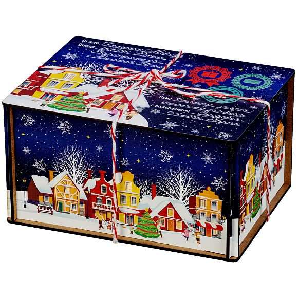 Сладкий новогодний подарок Синяя ночь (Стандарт)