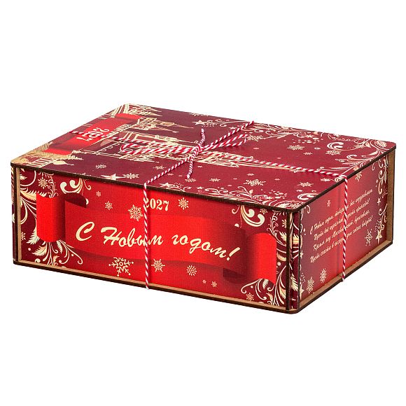 Сладкий новогодний подарок Вкусный новогодний подарок «Кремль»