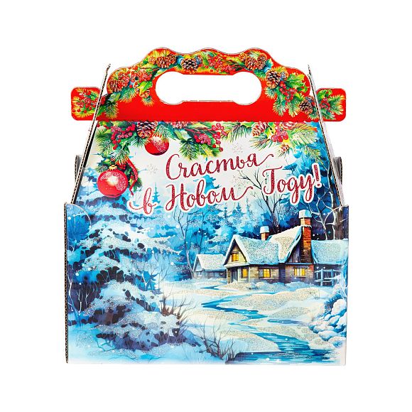 Сладкий новогодний подарок Зимний лес